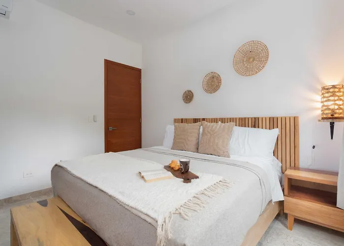 Apartamento Casa Laura - - Private Townhome For 6 Guest - 3 Bedrooms - 5 Beds- Restaurant Walking Distance Tulum